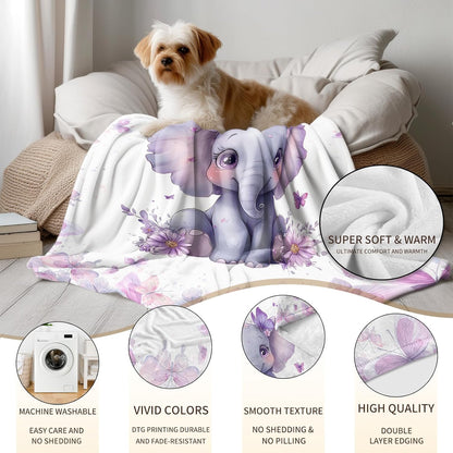 Ship Next Day, Personalized Baby Blankets - Printed in USA, Custom Name Blanket, Baby Blanket with