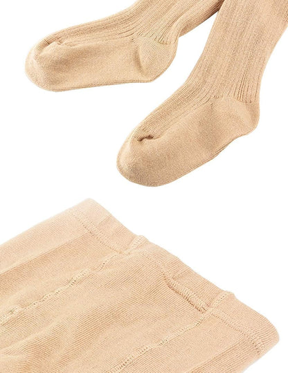 CHUNG Toddler Little Girls Cotton Tights Footed Thick Winter Cable Knit Legging Pantyhose Stocking