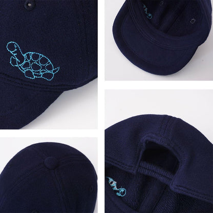 Keepersheep Baby Baseball Cap Infant Sun Hat, Cotton Knit with Soft Brim, Adjustable Soft Newborn Toddler Cap