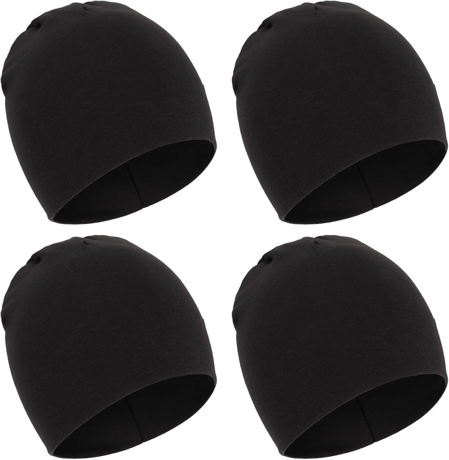 DRESHOW BQUBO 4 Pieces Baby Beanie Newborn Toddler Soft Cute Knit Hat Hospital Hats for Baby Boys Infant Cap Beanies