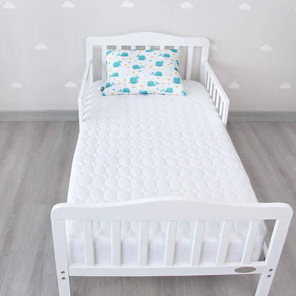 Crib Sheets and Waterproof Crib Mattress Protector 4 Pack Set,Waterproof Crib Sheets Mattress Pad Cover for Baby Boys and Girls, Grey
