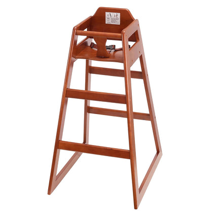 Seating Ready-to-Assemble Restaurant Wood Bar Height High Chair, Baby Highchairs, Durable Dining