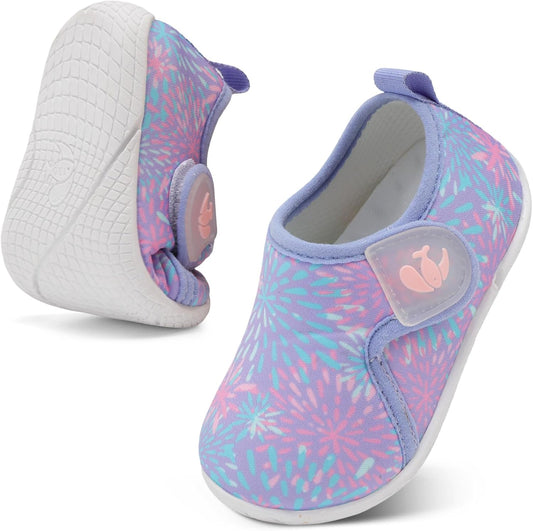 FEETCITY Toddler Walking Shoes Slip On Toddler Shoes Boys Girls Kids Sports Sneakers Casual School Shoes Barefoot Shoes