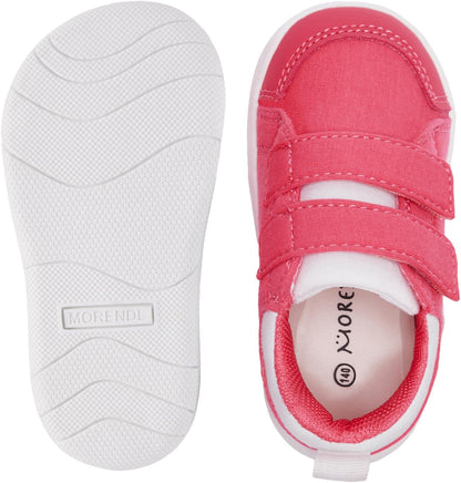 MORENDL Wide Toe Box Shoes Toddler Barefoot Shoes Baby Walking Shoe Boy Girl Non-Slip Zero Drop Minimalist Sneakers Comfort Tennis Outdoor Activities