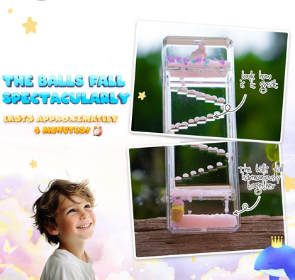 Exclusive Model Liquid Motion Bubbler Timer Soothing Sensory Toy for Relaxation Calming Stress Relief and Sensory Play Perfect for Kids and Adults Unique Desk Decor for Stress and Focus.