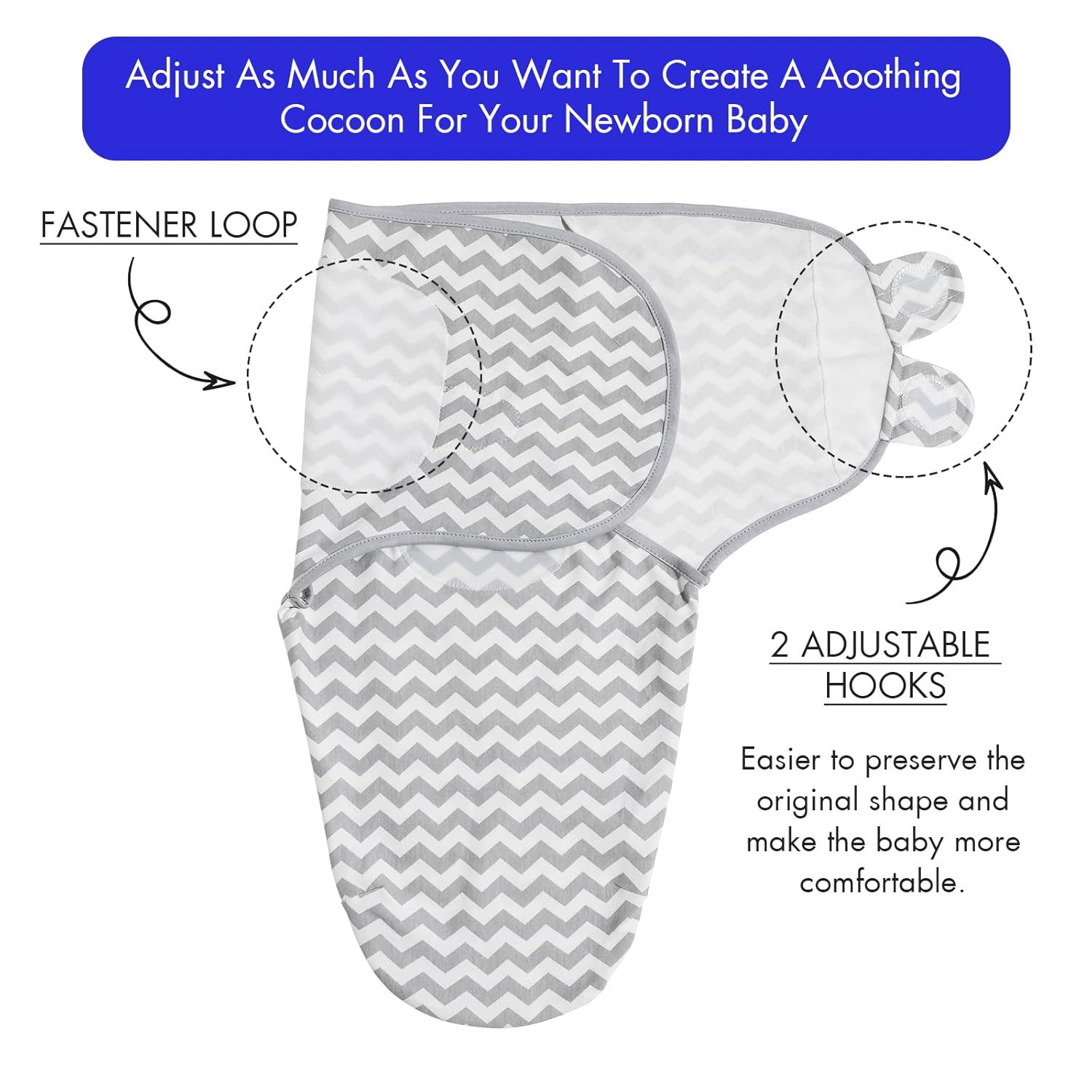 Soarwg Kids Baby Swaddle, Swaddle Blanket, Swaddle Sack, Organic Nursery Swaddling Blankets 0-3
