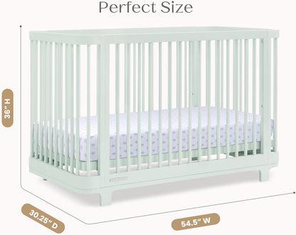 Delta Children Nest Crib and Dresser Nursery Furniture – 4-in-1 Convertible Crib | Forever 6 Drawer