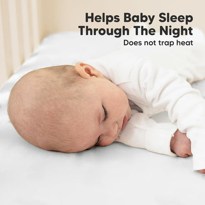 KeaBabies 2-Pack Organic Crib Sheets for Boys, Girls - 52x28 Fitted Crib Mattress Sheet Neutral