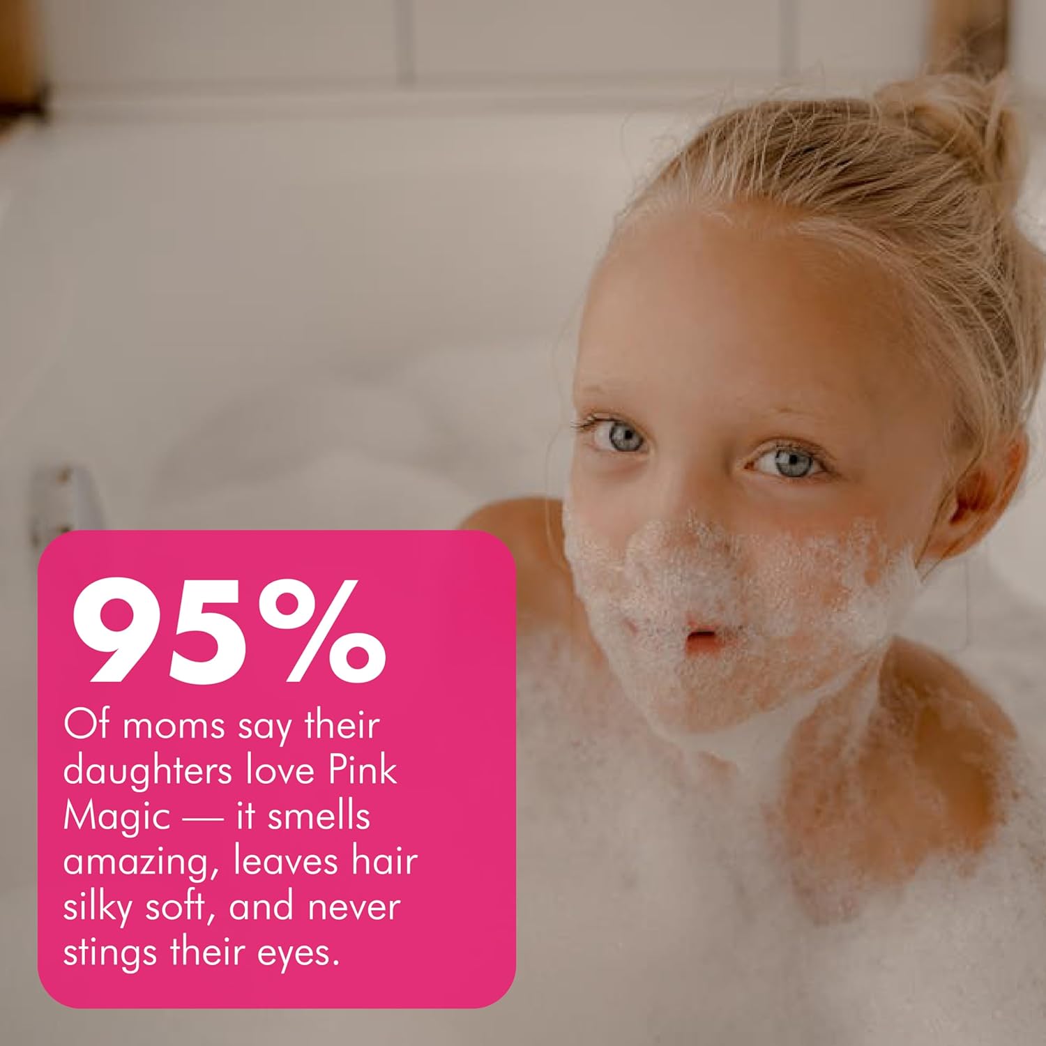 Hydrolyzed Oat Protein + Squalane Shampoo Bar for Girls - 4.5oz - For all Hair Types - Gentle on