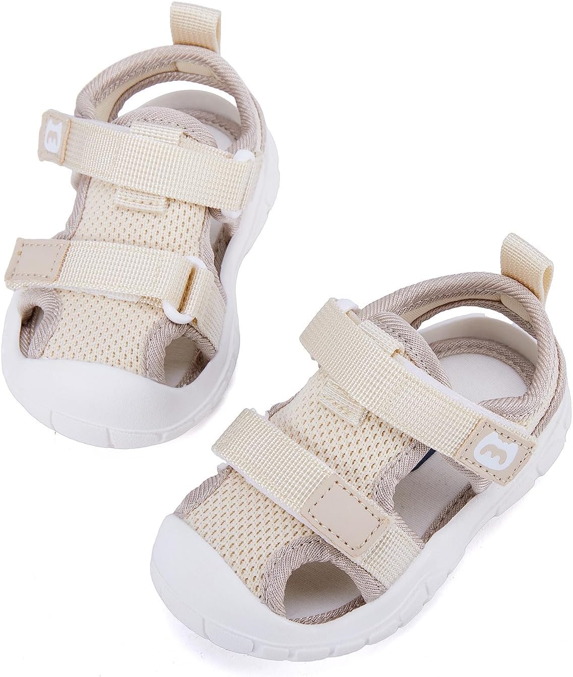 BMCiTYBM Baby Boy Girl Closed Toe Summer Sandals Lightweight Shoes Infant Non-Slip First Walking Sneakers 6 9 12 18 24 Months
