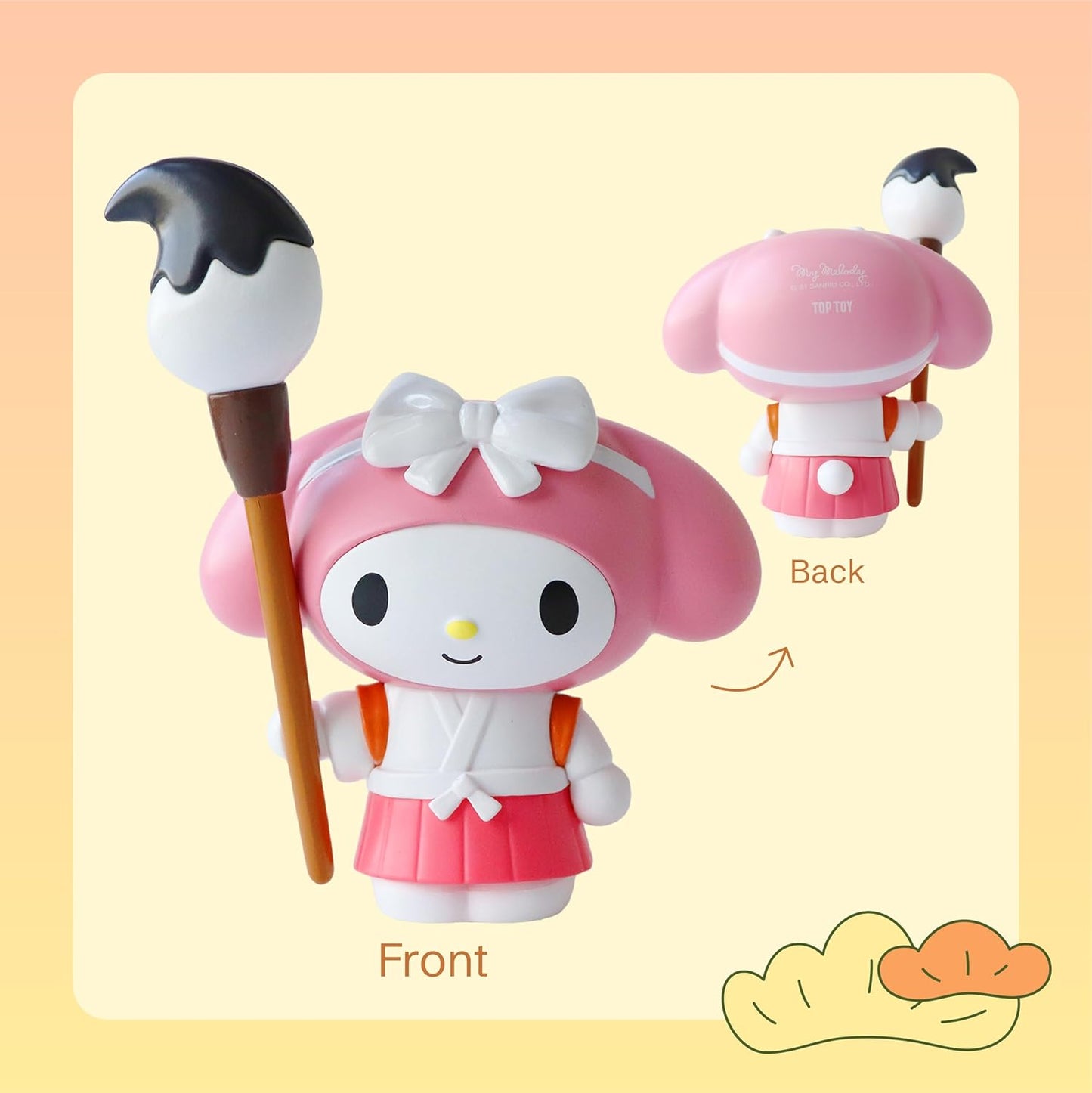 Top Toy Up Town Day, Hello Kitty Collectible Blind Box Figures, Home Decor for Any Room, Stationary Desk Accessories, for Birthdays or Holidays Like Christmas, Single Blind Box