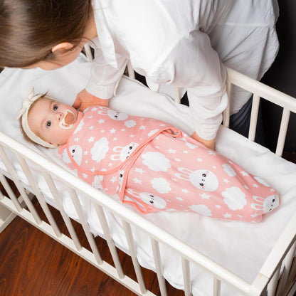 Bublo Baby Swaddles for Newborns – 3-Pack Infant Swaddles 0-3 Months – Adjustable Swaddle Sleep