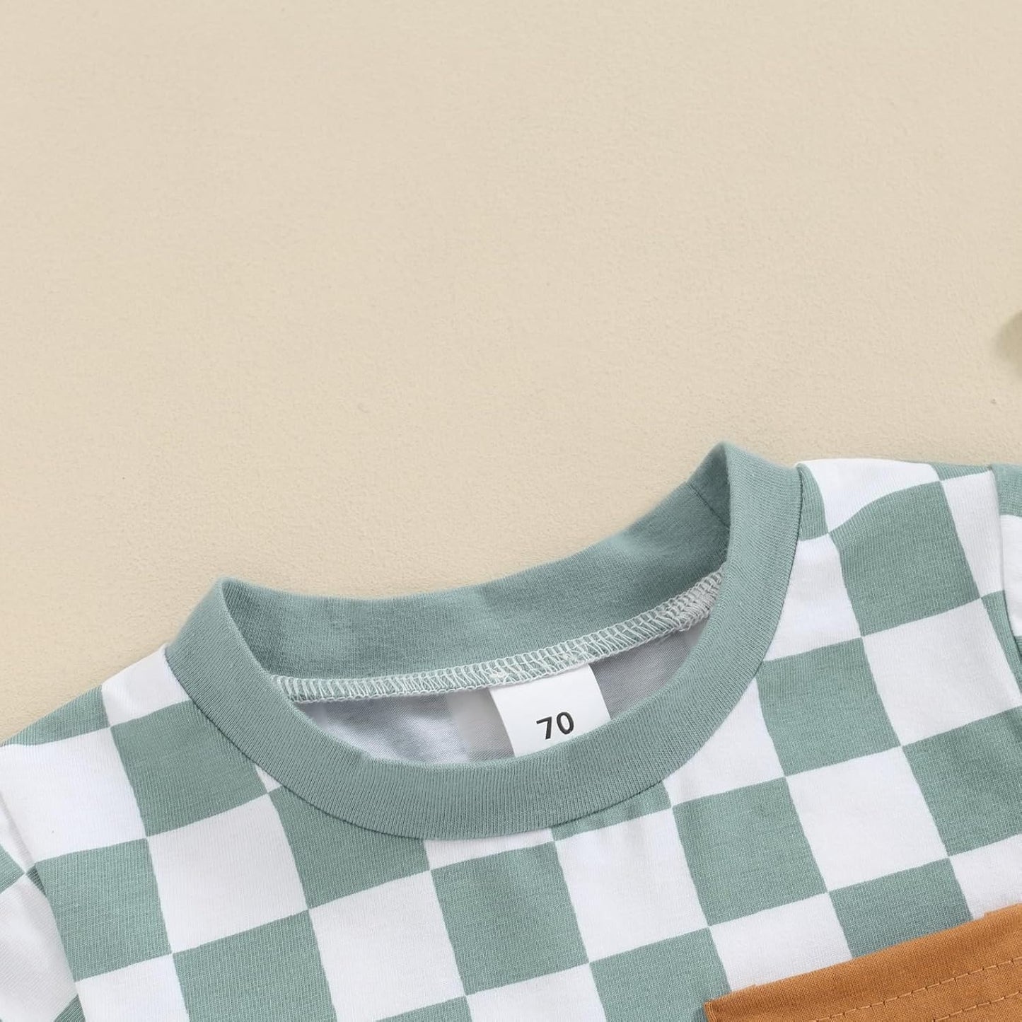 fhutpw Baby Toddler Boy Clothes Summer Outfits 6 12 18 24 Months Patchwork Short Sleeve T Shirt & Shorts Sets with Pockets