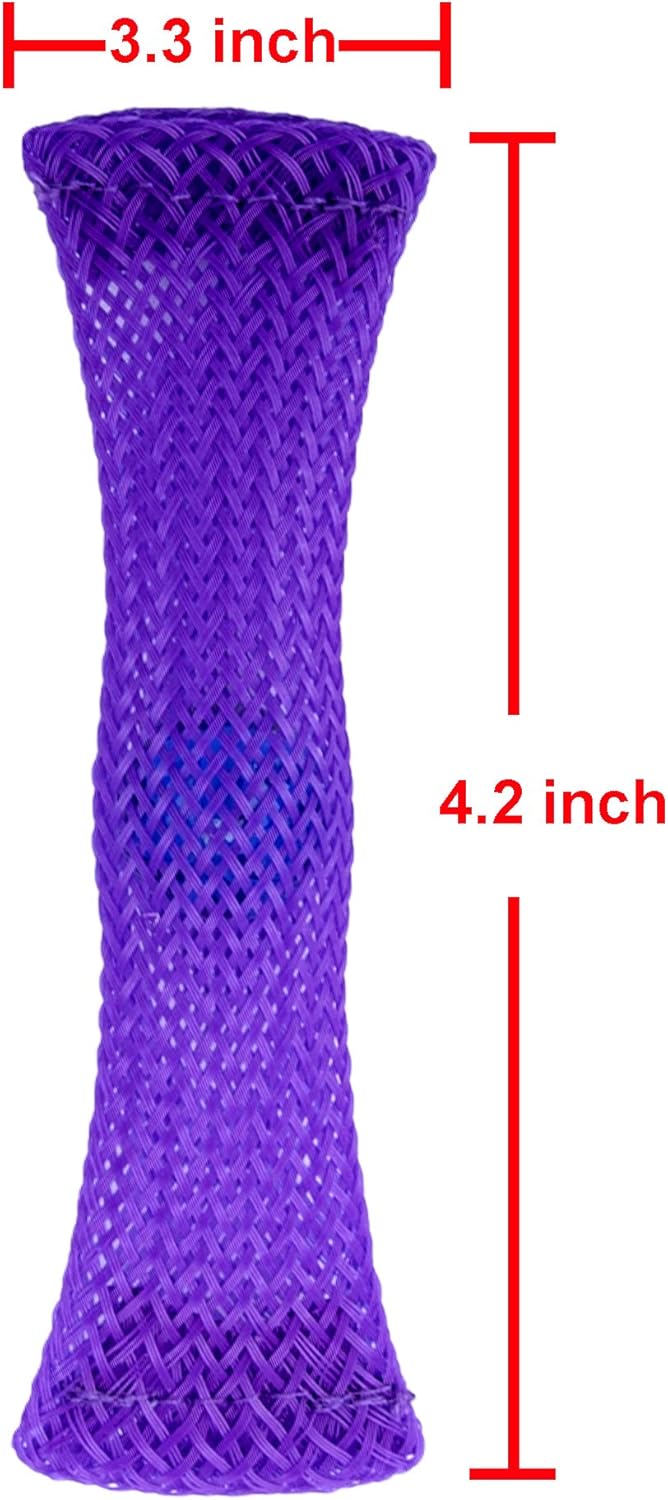 Fidget Toys, Mesh Tube with Marble Fidget Toy for Children and Adults with ADHD ADD OCD Autism Focus Enhance