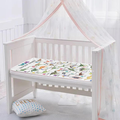 Personalized Dinasour Name Baby Blanket, Custom Cute Alphabet Name Blanket Toddler Boy Soft Flannne Swaddling Blankets Customized Monogram Memorial Gift from Nana for Infant Newborn Shower