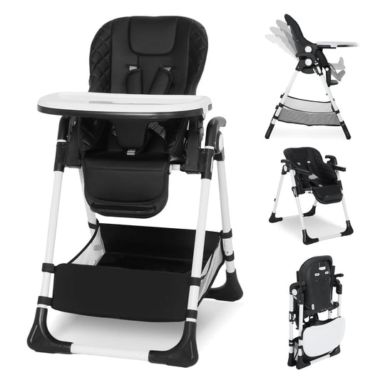 Kinder King Convertible Baby High Chair, Adjustable Feeding Chair for Babies and Toddlers with