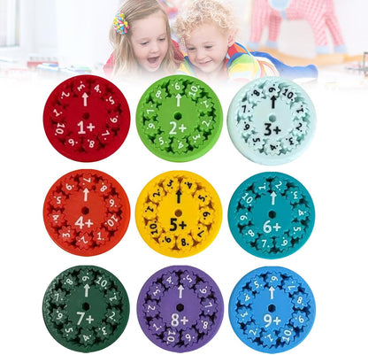Math Fact Fidget Spinners, Math Facts Fidget Spinners, Number Fidget Toy, Learning & Education Toys for Kids, Counting Toys for Home & School, Learning & Education Fidget Spinners