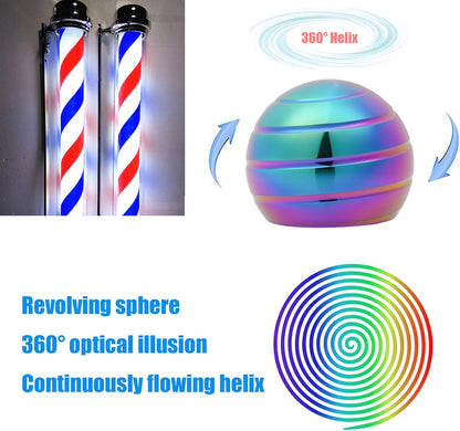 Desk-Kinetic-Toys Cool-Gadgets for Fidget: Cool-Stuff Thing Game Toy for Adult Teen Children Kid, Stress Relief Optical-Illusion Gifts for Office School Home Man Women Christmas Spinning 180 Seconds