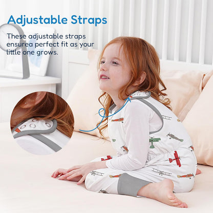 TotAha Toddler Sleep Sack with Legs, 0.5 TOG Light and Soft Baby Sleeping Bag, Walker Sleep Sack