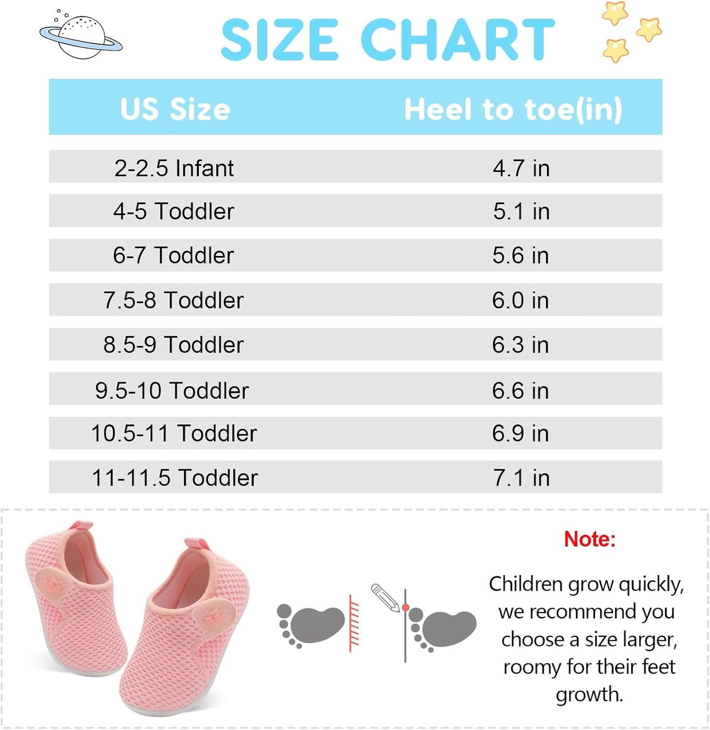 FEETCITY Toddler Walking Shoes Slip On Toddler Shoes Boys Girls Kids Sports Sneakers Casual School Shoes Barefoot Shoes