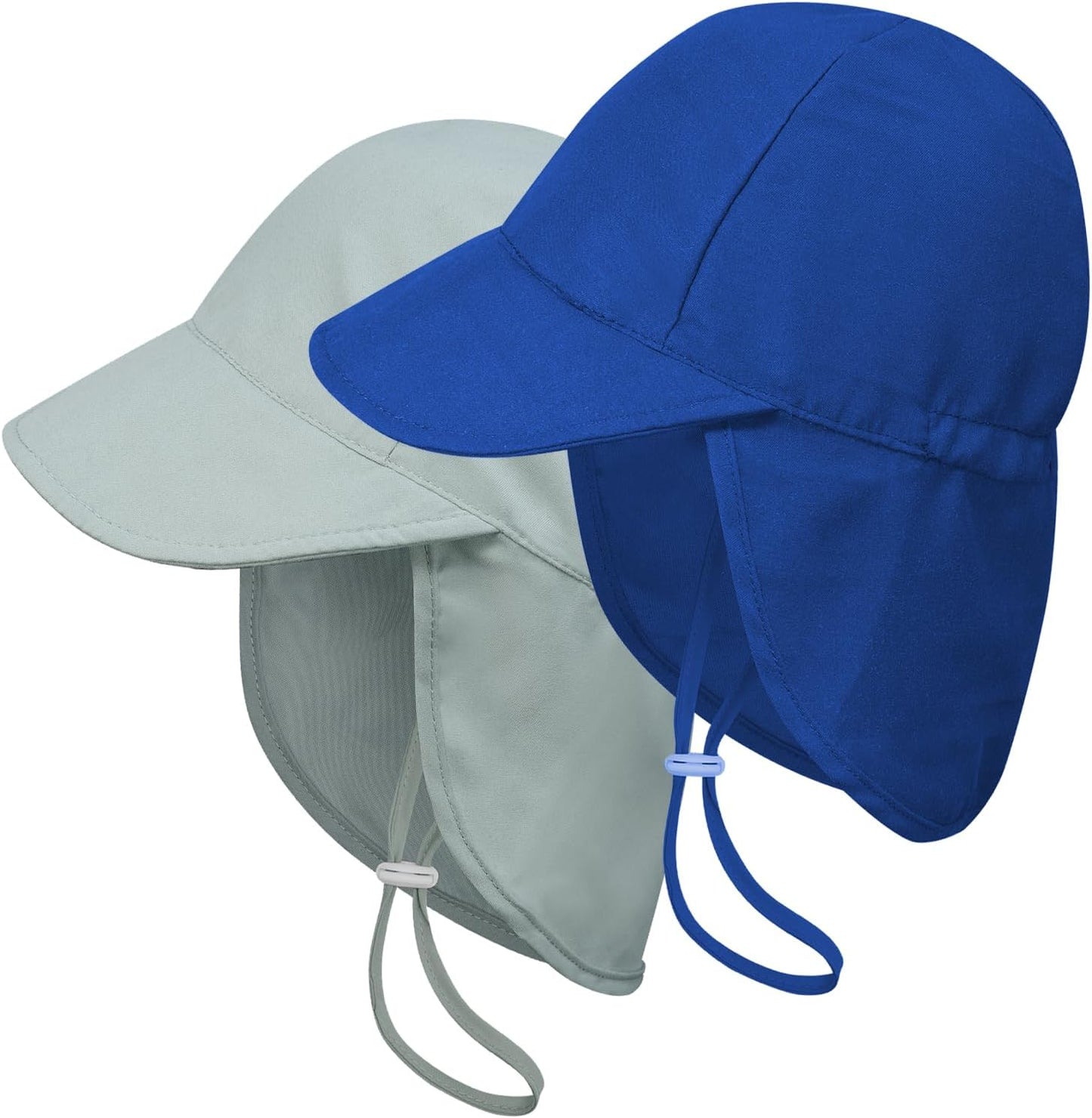 2 Pack Baby Sun Hats UPF 50+ Toddler Beach Hat for Girls Boys 0-4 Years
