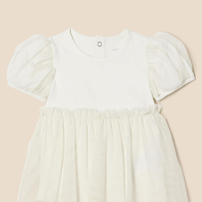 Amazon Essentials Baby Girls' Tulle Bodysuit Dress