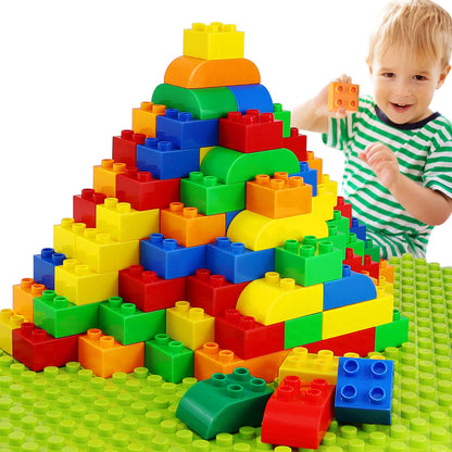 Big Building Blocks for Toddlers Kids Age 2-5, 150 PCS Set with Baseplate