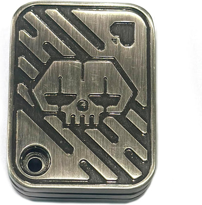 Poker Magnetic Metal Fidget Toys - ADHD Stress Relief Toy Metal Push Card Fidget Slider, Men EDC Toy Fidget Autism Sensory Toy, ADHD Office Desk Toys Gifts Boyfriend Father