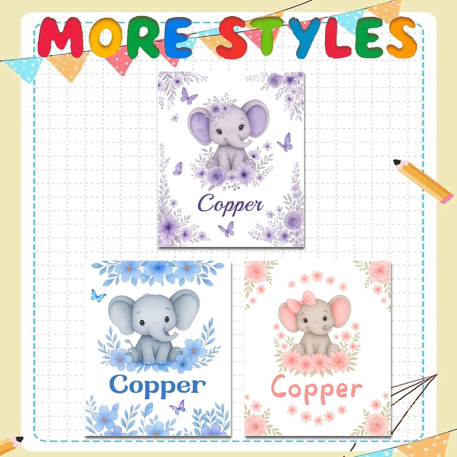 Ship Next Day, Personalized Baby Blanket – Printed in USA, Custom Baby Blanket for Boys & Girls