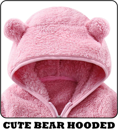 newborn boys girls 0-6 months winter jackets for baby coat warm flecee clothes