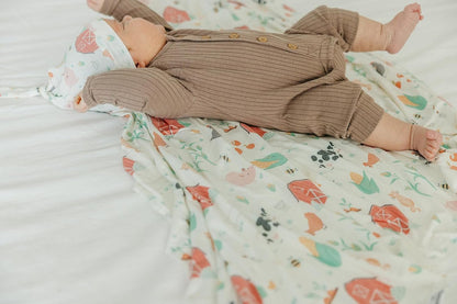 Copper Pearl Baby Swaddle Blanket - Premium Knit Baby Blanket, Large Soft Stretchy Receiving