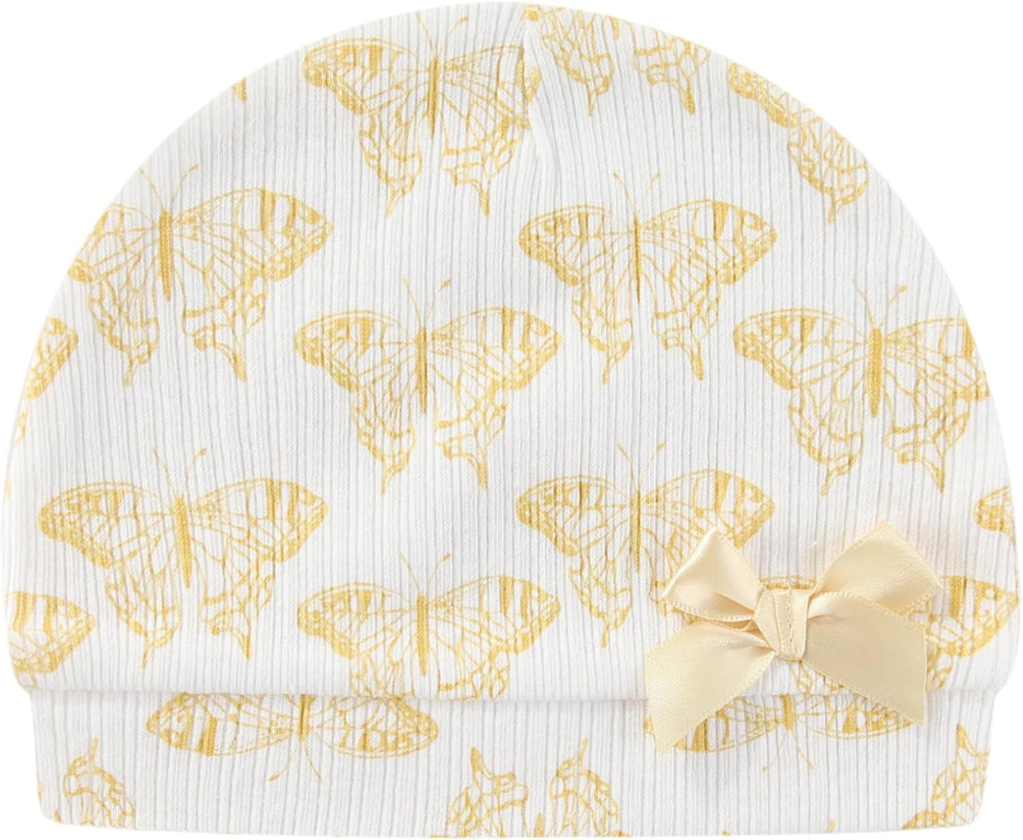 Baby Hat and Mittens Set Cotton Newborn Baby Hats Caps for Boys and Girls, 0-6 Months