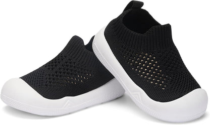 Engtoy Baby Shoes & Socks - Non-Slip Breathable Slippers with Soft Rubber Sole - Baby Boys & Girls Slip On Sneakers