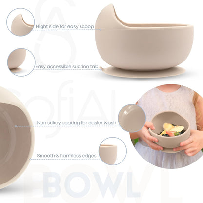All In One Silicone Feeding Set - Safe for 6-12 Months - Non-Toxic Baby Led Weaning Supplies