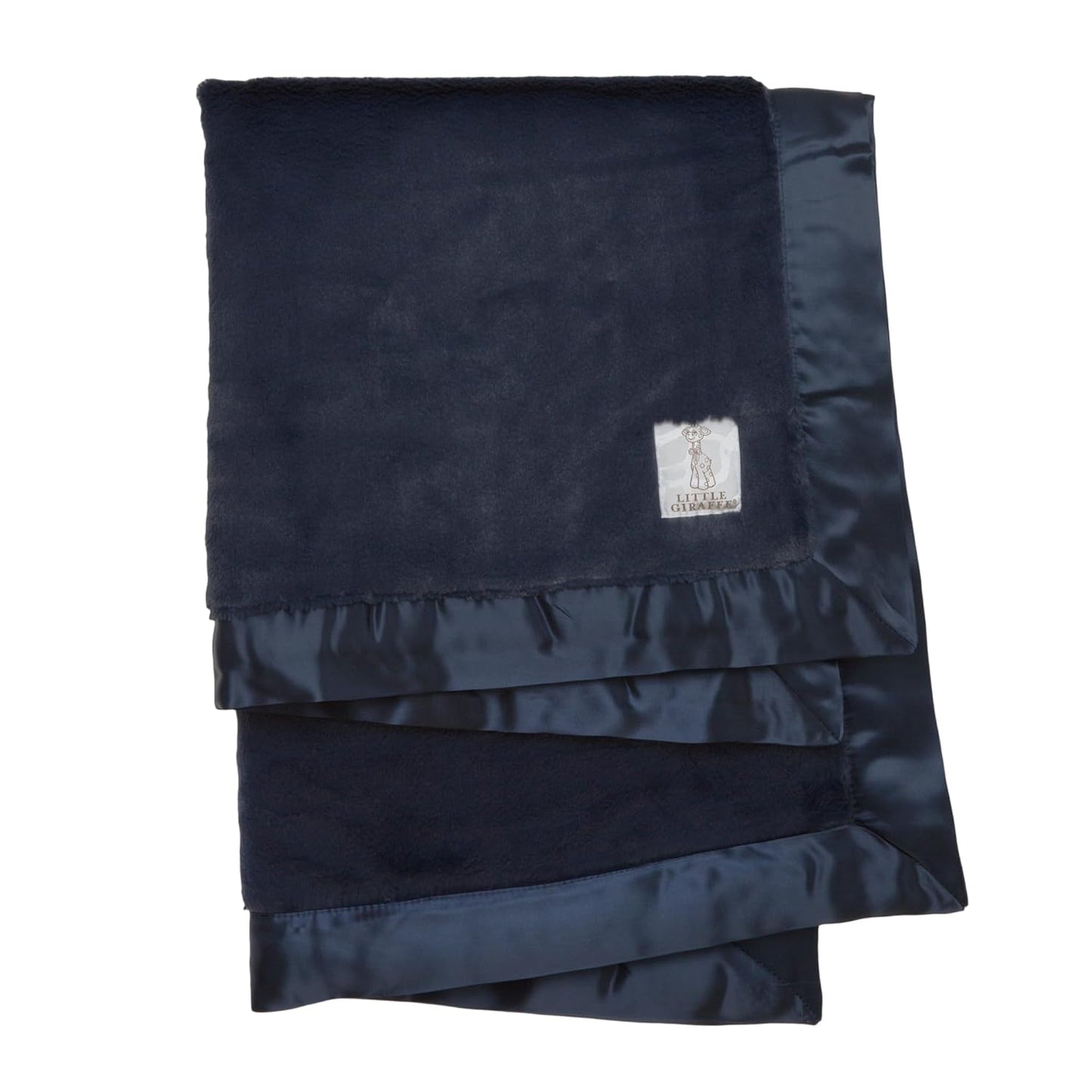 Little Giraffe Baby Blanket - Luxe Soft Blanket with Satin Trim - Baby Stroller Blanket - Newborn