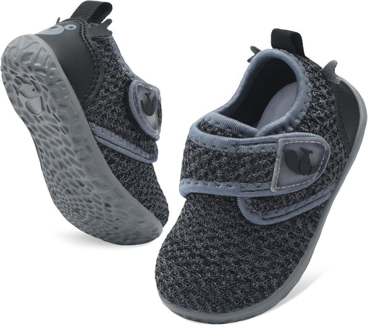 FEETCITY Baby Walking Shoes Barefoot Baby Shoes Infant Sneakers Newborn Crib Shoe Lightweight Flexible Slip On Shoe