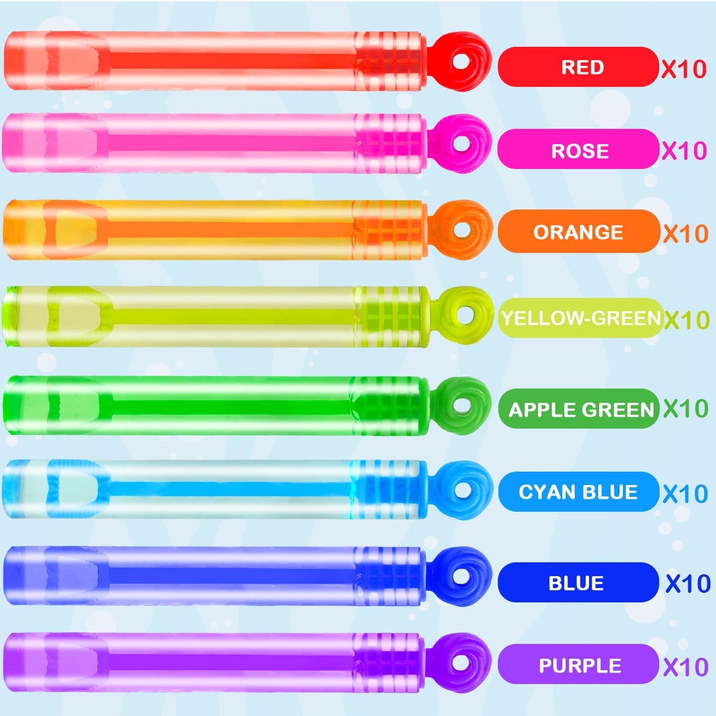 Mini Pocket Bubbles Wands Toys Gifts Prizes Bulk for Kids 80 Pack-Bubbles Party Favors Supplies for Toddlers,Bulk Boys Girls Treats Prizes for Halloween Giveaways Handouts Birthday Wedding Camping