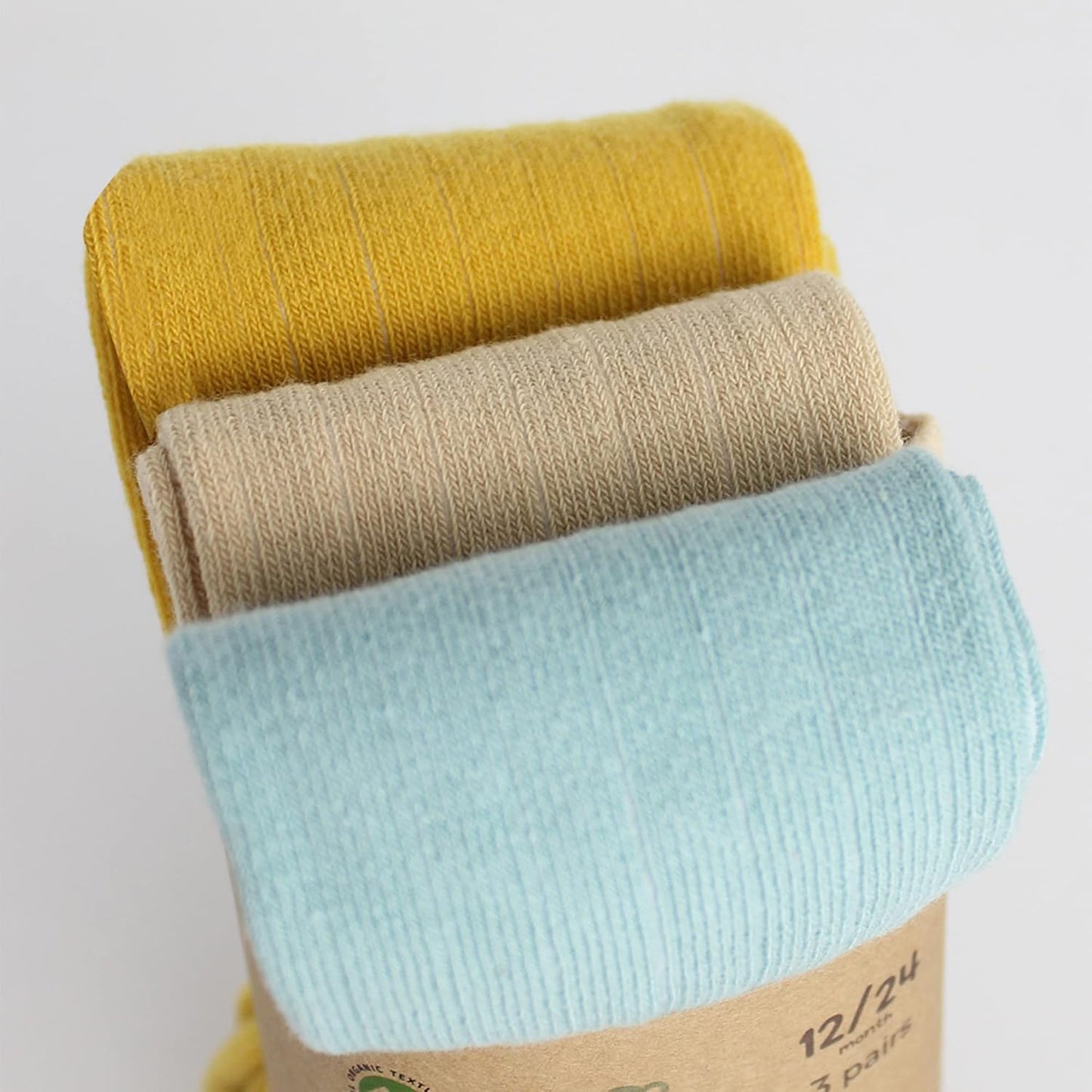 bistyle Baby Girls Tights Thick Leggings Soft | Warm Organic Cotton Stockings Pantyhose | Newborn Infant Toddler 3 Pack