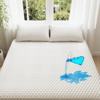 OhGeni 100% Waterproof Mattress Protector, Twin XL Size Mattress Pad, Fits 6"-20" Mattresses with