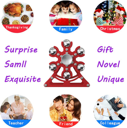 Desk-Fidget-Toys Ferris-Wheels-Spinner: Metal Kinetic-Fidget-Spinner 4mins, EDC-Toy Cool-Gadgets for School Office Christmas, ADHD Tools Gift Cool-Stuff Stress Relief Gift for Kid Children Teen Adult