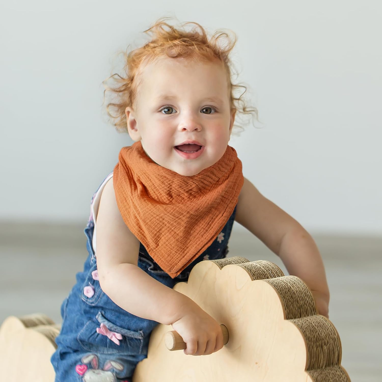 Muslin Receiving Blankets, Neutral Blanket Swaddling for Newborn Boys and Girls, 5 Pack Breathable