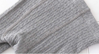 CHUNG Toddler Little Girls Cotton Tights Footed Thick Winter Cable Knit Legging Pantyhose Stocking