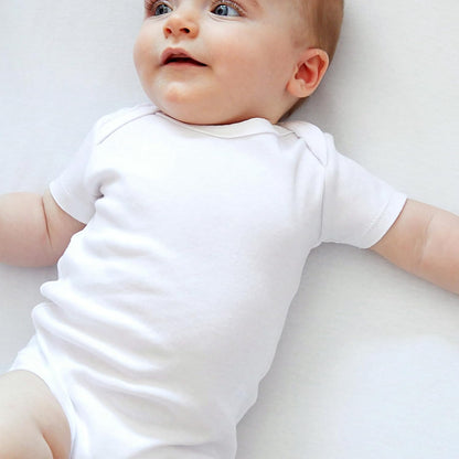 HonestBaby unisex-baby 10-pack Short Sleeve Bodysuits One-piece 100% Organic Cotton for Infant Baby Boys, Girls