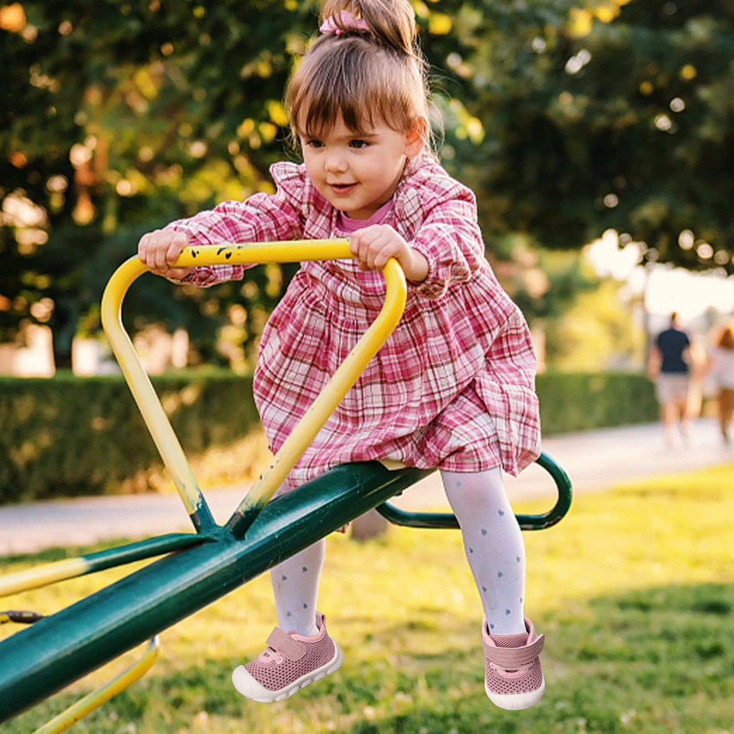 Baby Walking Shoes Toddler Girl Boy Soft Sole Breathable Mesh Slip on Summer Wide Shoes Infant Flexible Lightweight Non-Slip Safer Causal Tennis Shoes Toddler First Walkers Shoes Rubber Soles Outdoor