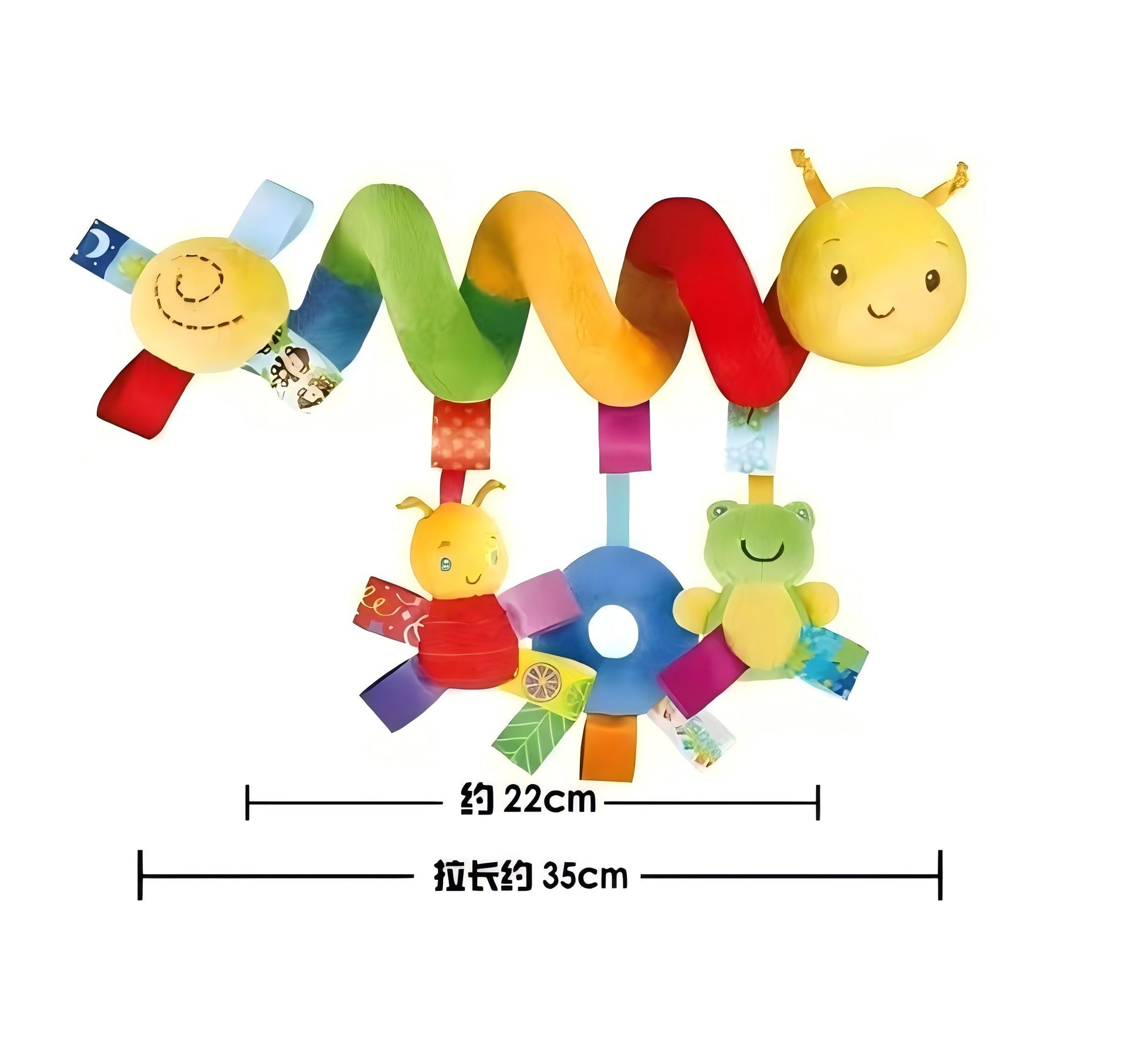 GZYFUVALW Car Seat & Stroller Toy_Infant Toys Baby Sensory Interaction Cartoon Toys with Ringing