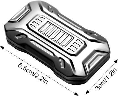 Magnetic Silder Fidget, Slider Fidget Toys for Adults, Metal Fidget Toys for Kids Party Favors, Birthday, Fidgets Toys for Teens (A-Gray)
