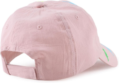 JANGANNSA Dinosaur Boys Girls Caps Embroidery Baby Baseball Caps Cotton Infant Toddler Kids Hat Spring Summer Autumn 2-6Y