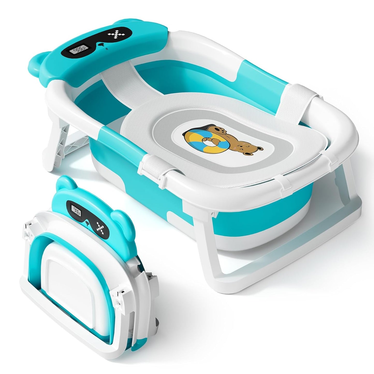 AVIDOR Baby Bathtub,Collapsible Bathtub for Newborn to Toddler,Durable Essential Infant Bath