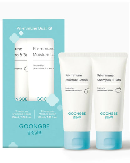 Baby Skincare Duo Set - Korean Baby Skincare & Bath Time Essentials - Shampoo & Bath, Moisutre