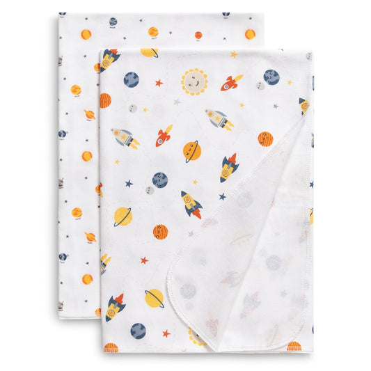 Delta Children 100% Cotton Flannel Baby Receiving Blankets for Girls and Boys – 30x30 Inches (Pack